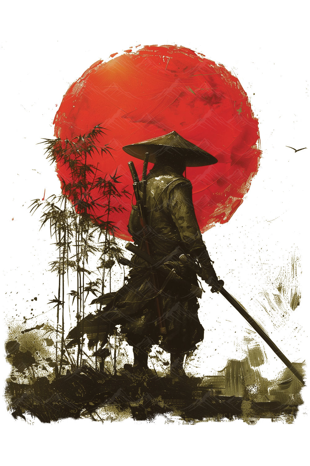 Blood Sun Ronin Heavyweight T-Shirt