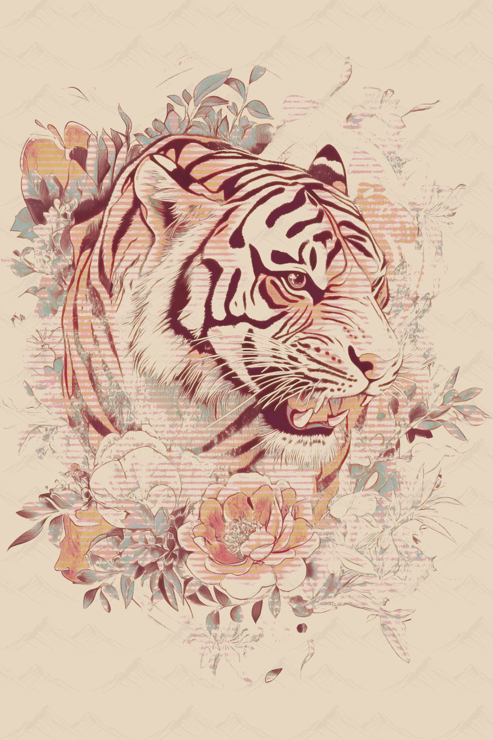 Flower Tiger T-Shirt
