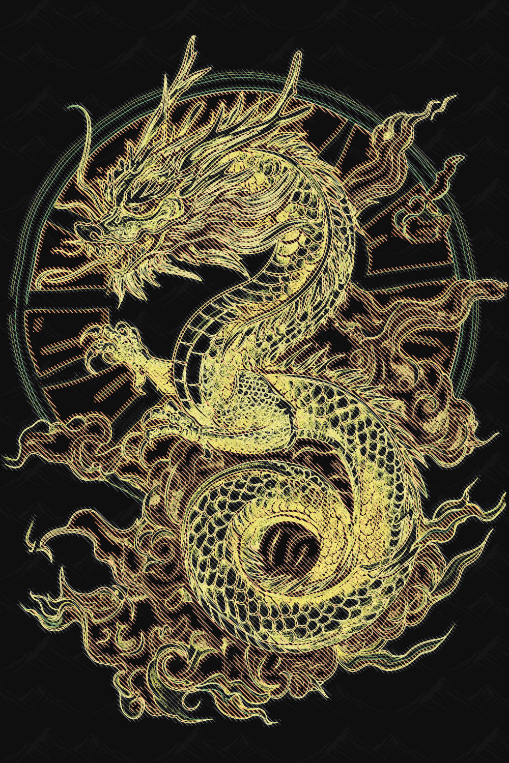 Golden Dragon T-Shirt