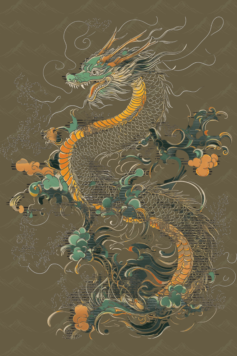 Green Dragon Hoodie