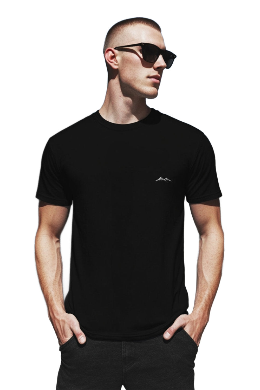 Jutsu Logo White Embroidered T-Shirt