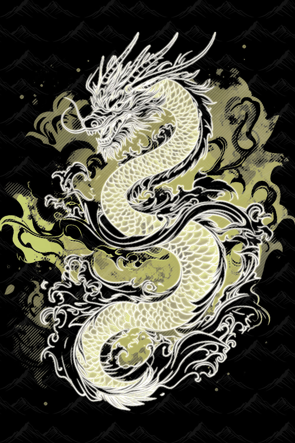 White Dragon Hoodie